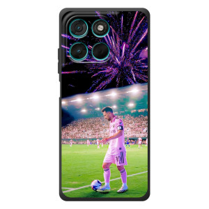 Чехлы Лео Месси в Майами на Motorola Moto G77 (Месси в Майами)