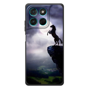 Чохли з зображенням різних тварин на Motorola Moto G77 – Кінь