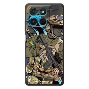 Чехлы с картинкой ЗСУ для Motorola Moto G77 (AlphaPrint)