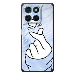 Чехлы (Знак сердечка) на Motorola Moto G77 – Сердечка знак