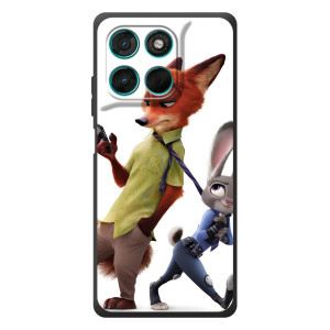 Чехлы ЗВЕРОПОЛИС для Motorola Moto G77 (Зверополис герои)