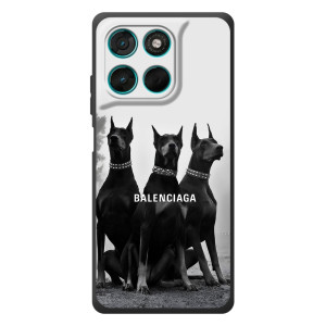Чохол ДОБЕРМАН  для Motorola Moto G77 – Три добермана