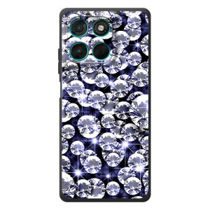 Чехол (Дорого -богато) на Motorola Moto G77 – Бриллианты