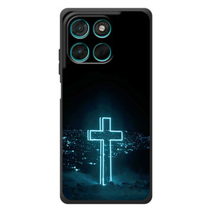 Чехол для Motorola Moto G77 (AlphaPrint) - (Христианские)