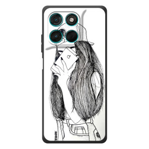 Чехол с печатью для Motorola Moto G77 - (Мода) (AlphaPrint)