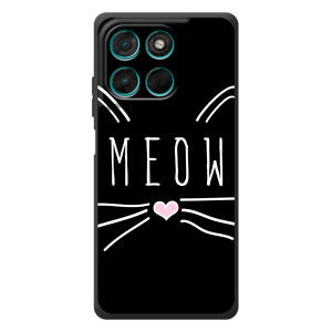Бампер с изображением Котиков для Мото Джи77 – КОТИК MEOW