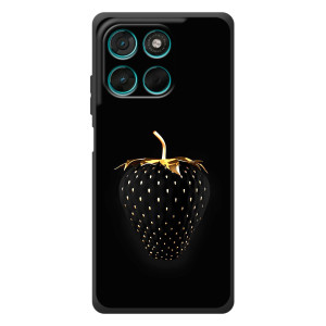 Чохол з зображенням смачної їжі для Motorola Moto G77 – Чорна полуниця