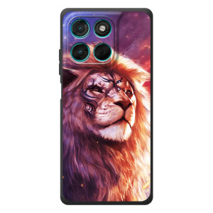 Чехол с картинкой на Motorola Moto G77 (Красочный ЛЕВ)