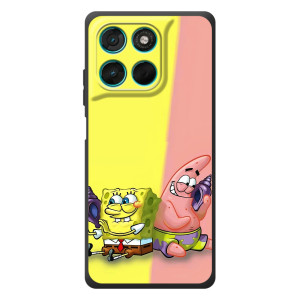 Чехол с картинкой Патрик на Motorola Moto G77 (Звонок)