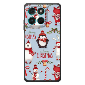 Чехол Санта Клаус для Motorola Moto G77 (Рождественский)