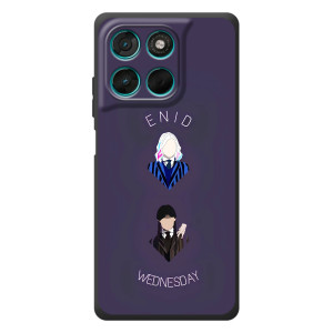 Чехлы Венсдей на Motorola Moto G77 Уэнсдей (AlphaPrint)