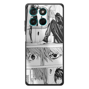 Чехол с символикой Аниме для Motorola Moto G77 – Коллаж Ягами