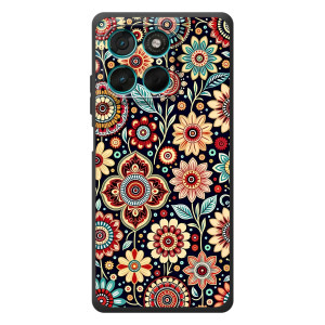 Чехол с принтом Ковер для Motorola Moto G77 – Цветочный ковер