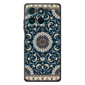 Чехол с принтом Ковер для Motorola Moto G77 – Синий ковер