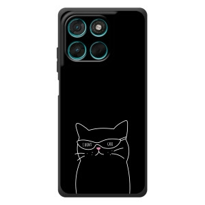Чохол з малюнком кіт на Motorola Moto G77