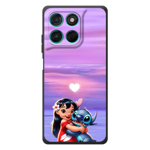 Чехол с рисунком Стич для Motorola Moto G77 – Стич и Лило
