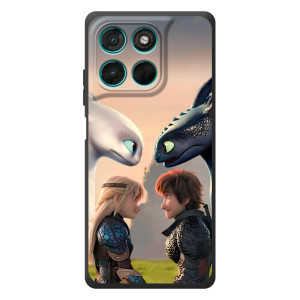 Чехол как приручить дракона на Motorola Moto G77