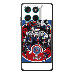 Чехол с картинкой ФК ПСЖ на Мото Джи77 – Игроки ПСЖ