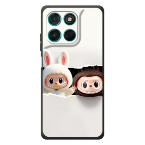 Чехол с Лабубу на Motorola Moto G77