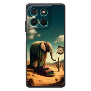 Чехол с мемами тралалело тралала для Motorola Moto G77 – Лирили ларила