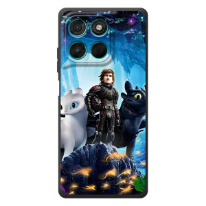 Чехол с принтом дракон Беззубик для Мото Джи77 – Иннинг с драконами