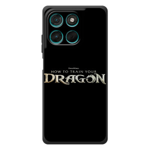 Чехол с принтом дракон Беззубик для Мото Джи77 – Надпись Дракон