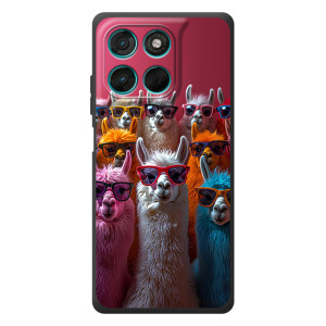 Чехол с принтом стильные животные для Мото Джи77