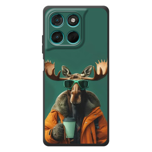 Чехол с принтом стильные животные для Мото Джи77