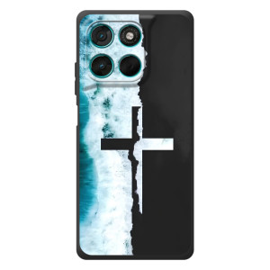 Чехлы для Мото Джи77 (Крест Иисуса) (Хрест)