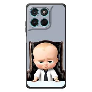 Мультяшный принт на Чехол для Мото Джи77 (BOSS)