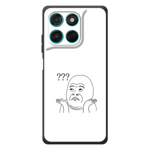 Прикольные Чехлы с принтом "интернет мэмы" для Motorola Moto G77 (Стикер удивления)