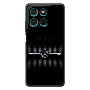 Силиконовый бампер с картинкой машины на Motorola Moto G77 – Mercedes