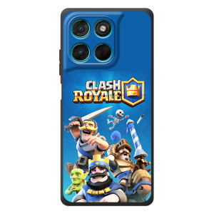 Силиконовый Чехол (атрибутика Клеш Роял) для Motorola Moto G77 (Клеш Король)