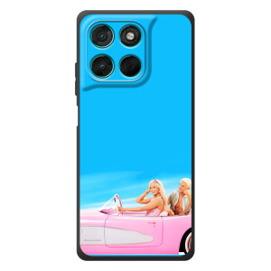 Силиконовый Чехол Барби Фильм на Motorola Moto G77 (Барби и Кен)