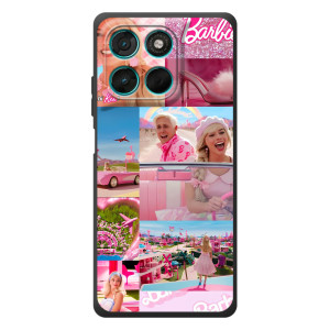 Силиконовый Чехол Барби Фильм на Motorola Moto G77 (Барби стиль)