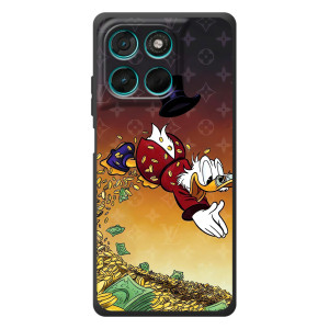 Силиконовый чехол для Motorola Moto G77 – Скрудж Луи Виттон