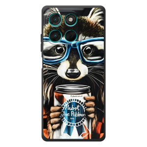 Силиконовый Чехол с Енотами на Motorola Moto G77