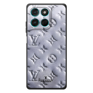 Текстурный Чехол Louis Vuitton для Мото Джи77 (Белый ЛВ)