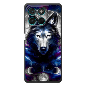 Защитные чехлы для Мото Джи77 (AlphaPrint) (ХИТ продаж) ВОЛК