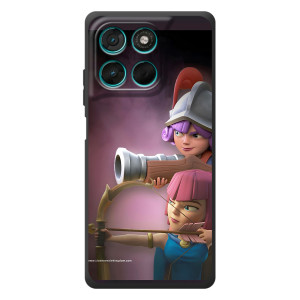 Чехол з героями Клеш Рояль для Motorola Moto G77 (Три мушкетёра)