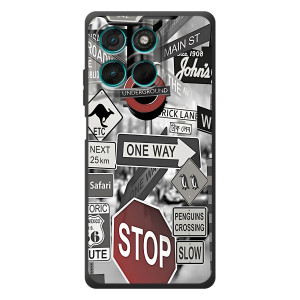 Яркие Чехлы с картинками для Motorola Moto G77 – Знаки
