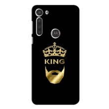 Чехол (Корона на чёрном фоне) для Мото Джи8 Павер – KING