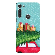 Чохол новорічна ялинка на Motorola MOTO G8 Power (Новорічний настрій)