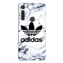 Чехлы Адидас для Motorola MOTO G8 (AlphaPrint) (Адидас на мраморе)