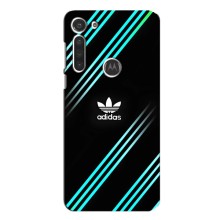 Чехлы Адидас для Motorola MOTO G8 (AlphaPrint) (Адидас с полосами)