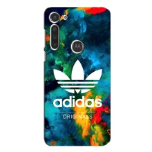 Чехлы Адидас для Motorola MOTO G8 (AlphaPrint) (Яркий Адидас)