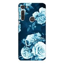 Чехлы (ART) Цветы на Motorola MOTO G8 (VPrint) – Блактині бутони