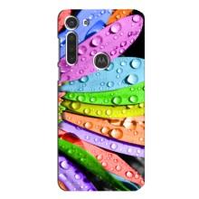 Чехлы (ART) Цветы на Motorola MOTO G8 (VPrint) – Семиквітка