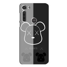 Чохли для Motorola MOTO G8 - Bearbrick Louis Vuitton (PREMIUMPrint) (БеарБрік очі)