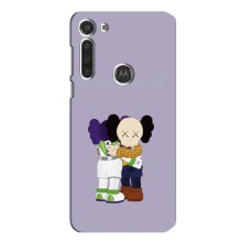 Чохли для Motorola MOTO G8 - Bearbrick Louis Vuitton (PREMIUMPrint) (Дружба Беарбрік)